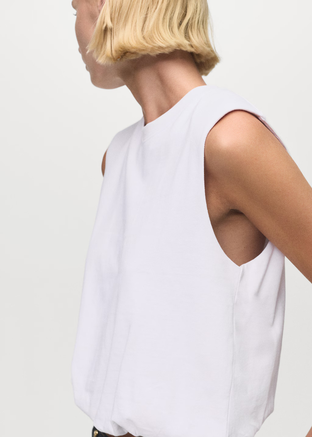 Cotton balloon top - Women | MANGO USA | Mango (US/MX/AU)