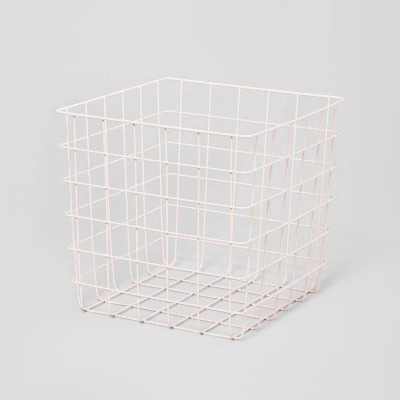 Decorative Wire Basket Square Peach - Brightroom™ | Target