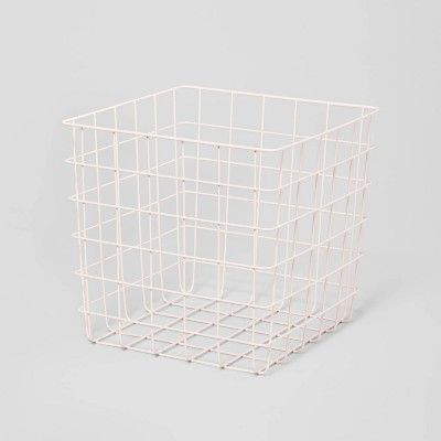 Decorative Wire Basket Square Peach - Brightroom™ | Target