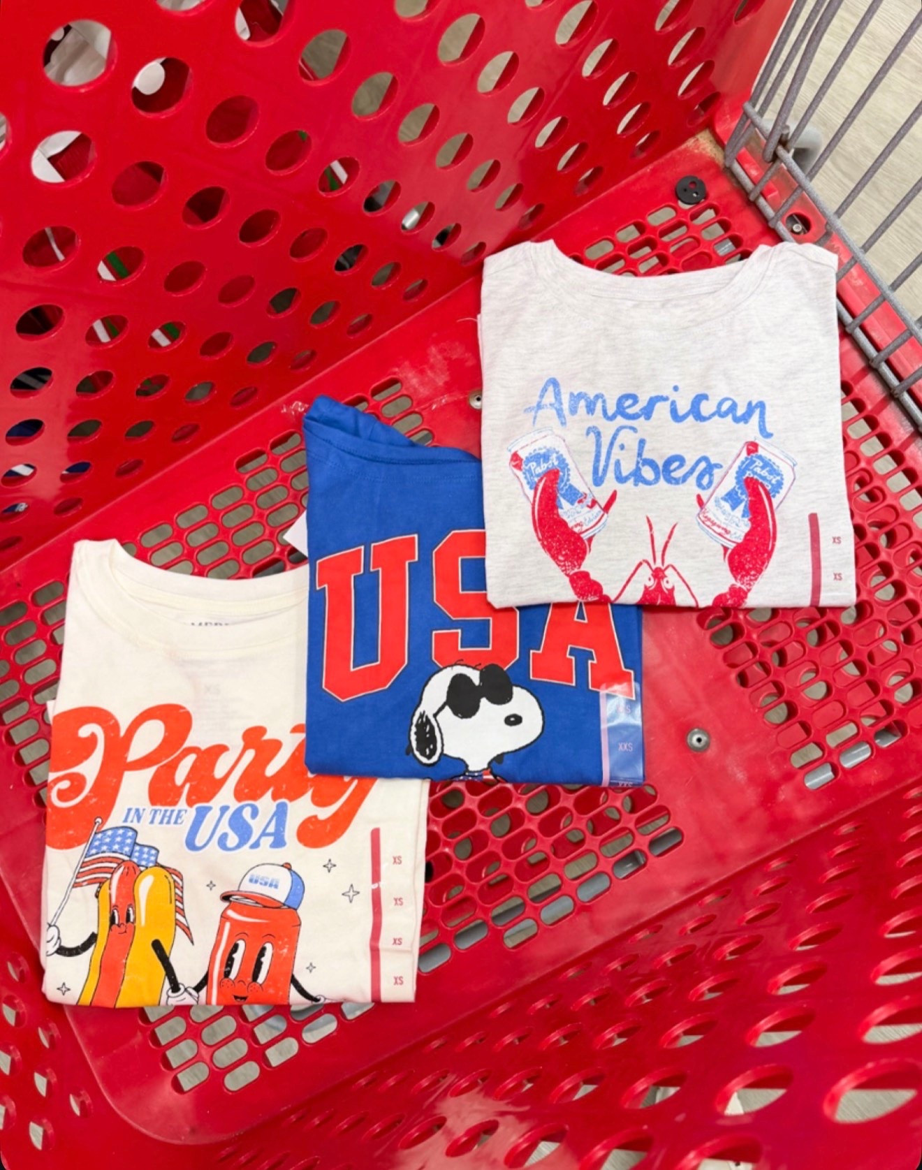 Patriotic tees are rolling into Target! Cute, easy and perfect for all the red, white and blue moments coming up! ❤️💙🤍🇺🇸

#Target #TargetFinds #4thOfJuly #MemorialDay #USA #LTKFinds

#LTKootd