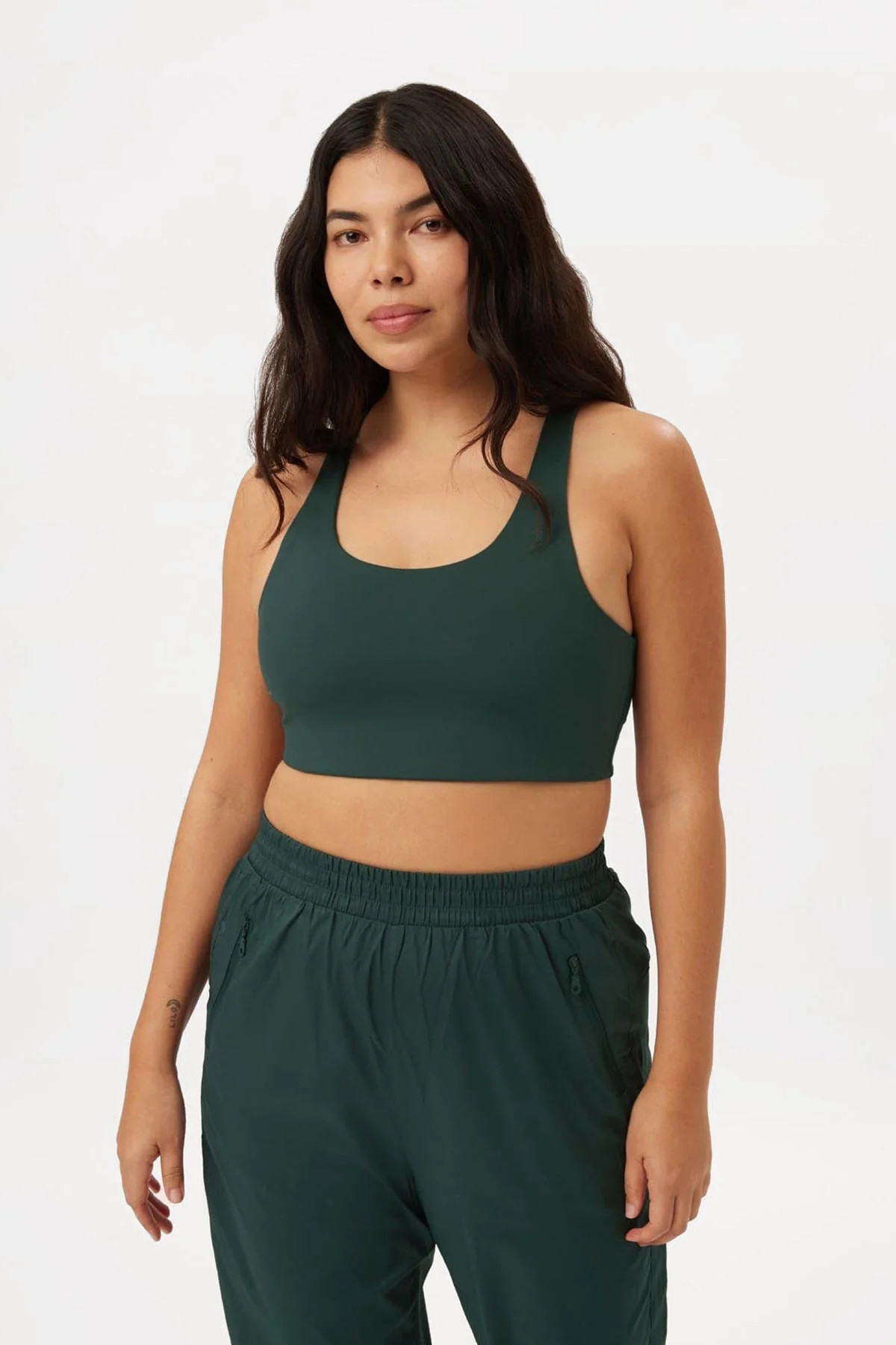 Moss Simone High Support Bra | Girlfriend Collective