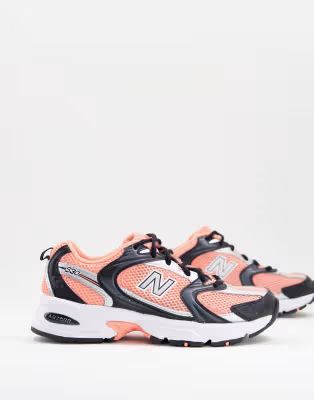 New Balance 530 trainers in pink and black | ASOS (Global)