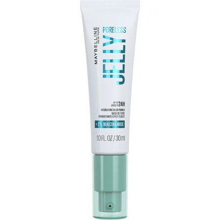 Maybelline Poreless Jelly Hydrating Blur Primer with 2% Niacinamide Clear 1 fl oz | Walmart (US)