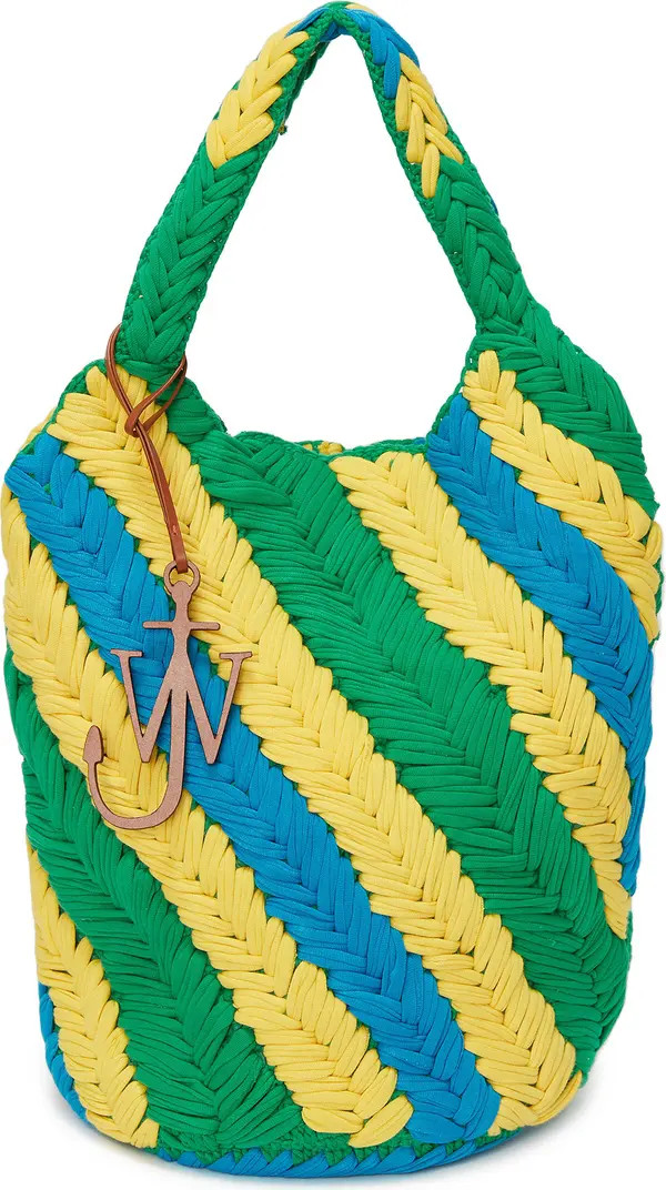 Stripe Hand Crochet Organic Cotton Shopper | Nordstrom