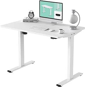 FLEXISPOT Electric Standing Desk Whole Piece 48 x 30 Inch Desktop Adjustable Height Desk Home Off... | Amazon (US)