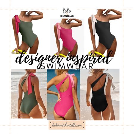 Designer inspired swimwear. Summersalt dupe!

#LTKover40 #LTKswim #LTKSeasonal