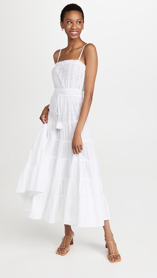 Eyelet White Maxi Dress | Shopbop