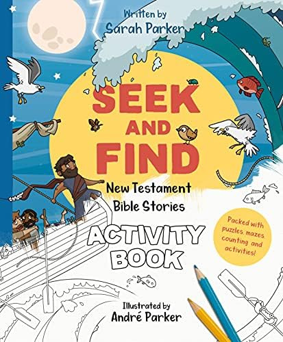 Seek and Find: New Testament Activity Book: Learn All About Jesus! (Christian Coloring and activity  | Amazon (US)