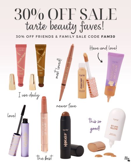 30% off Tarte for their Friends & Family sale 👌🏻 Use code FAM30

#LTKsalealert #LTKbeauty #LTKfindsunder50