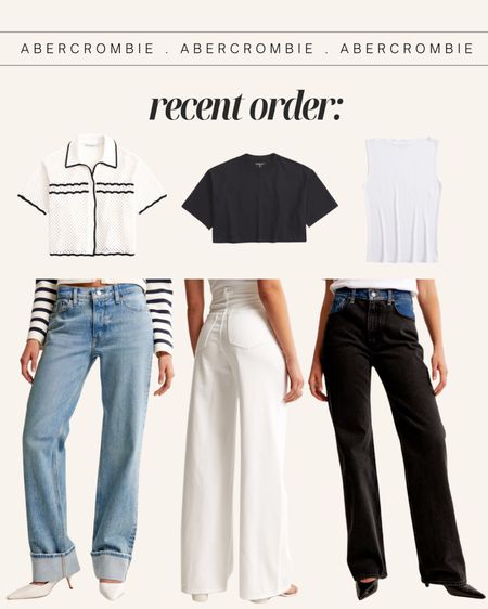 Abercrombie recent order: spring basics 

#LTKstyletip #LTKfindsunder100 #LTKfindsunder50