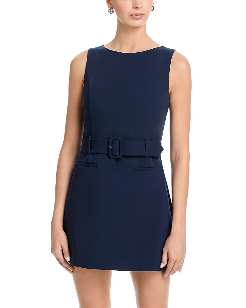 French Connection Azra Twill Belted Mini Dress | Bloomingdale's (US)