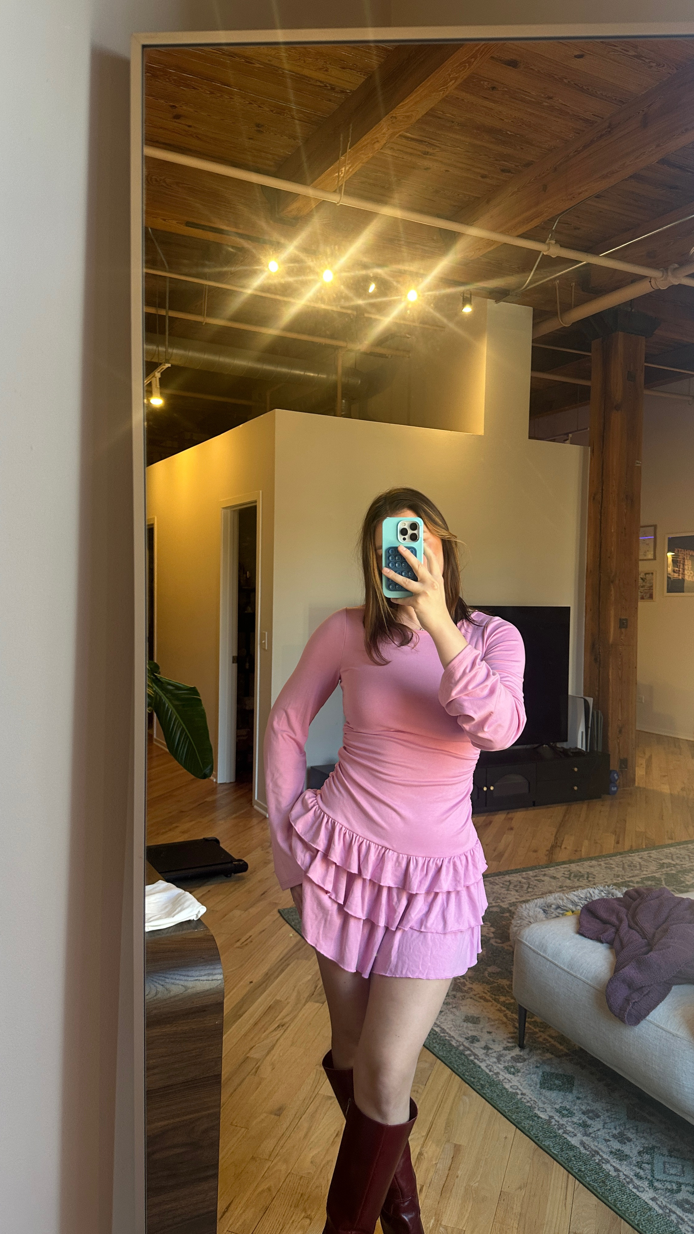 This dreamy Galentine's Day dress from Free People is a perfect blend of playful and romantic. In a soft, blush pink hue, it features layers of delicate ruffles that cascade down for a flirty, feminine touch. The lightweight fabric drapes effortlessly, making it ideal for a day of celebrating with your best friends. With a relaxed fit and subtle details like a cinched waist and adjustable straps, it strikes the perfect balance between comfort and style. Whether you're sipping champagne or dancing the night away, this dress is sure to make you feel fabulous and festive.

#LTKFindsUnder100 #LTKSeasonal #LTKGiftGuide