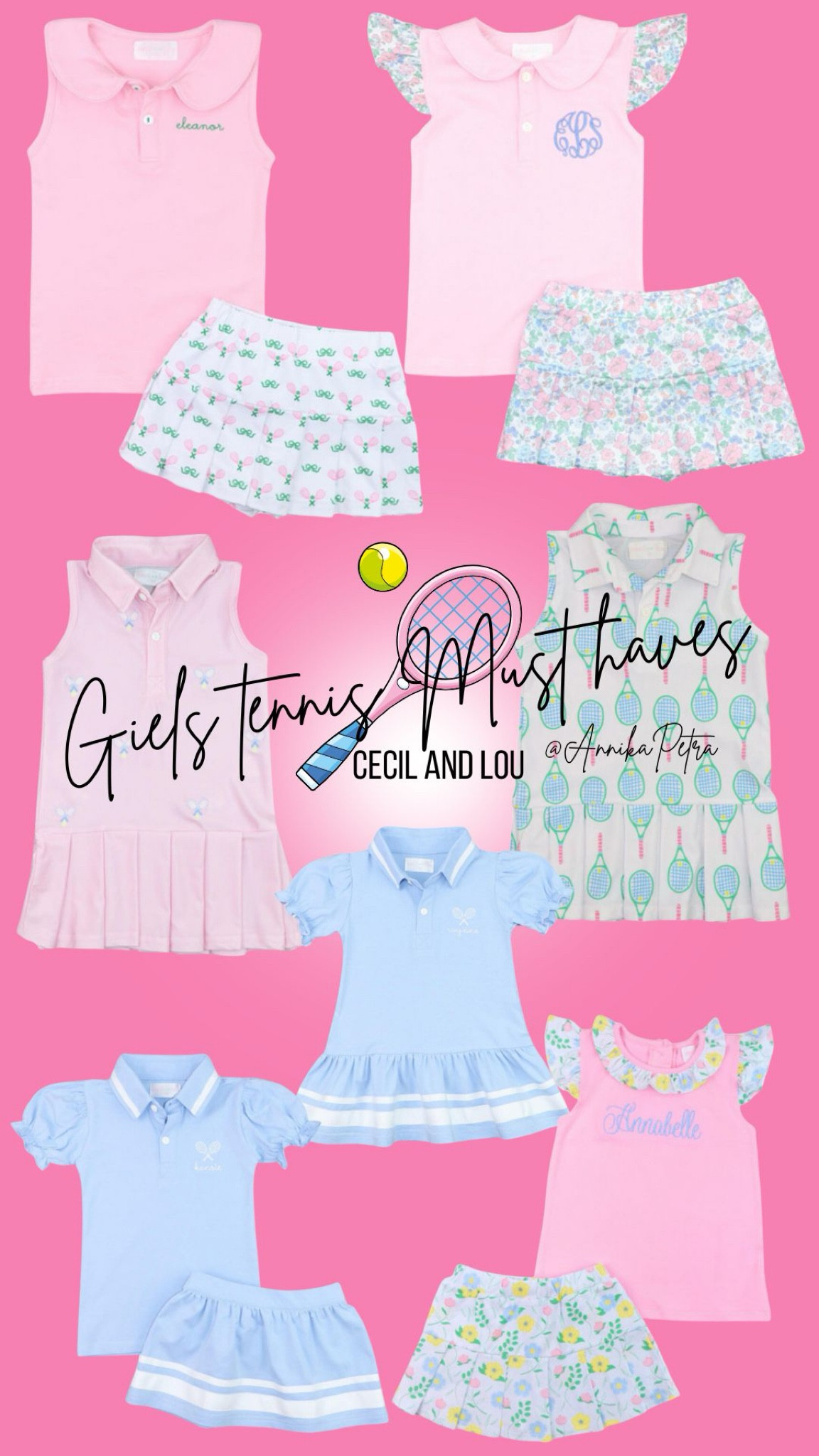 The most darling tennis 🎾 styles for your little girl 🎀 

#LTKkids #LTKfitness