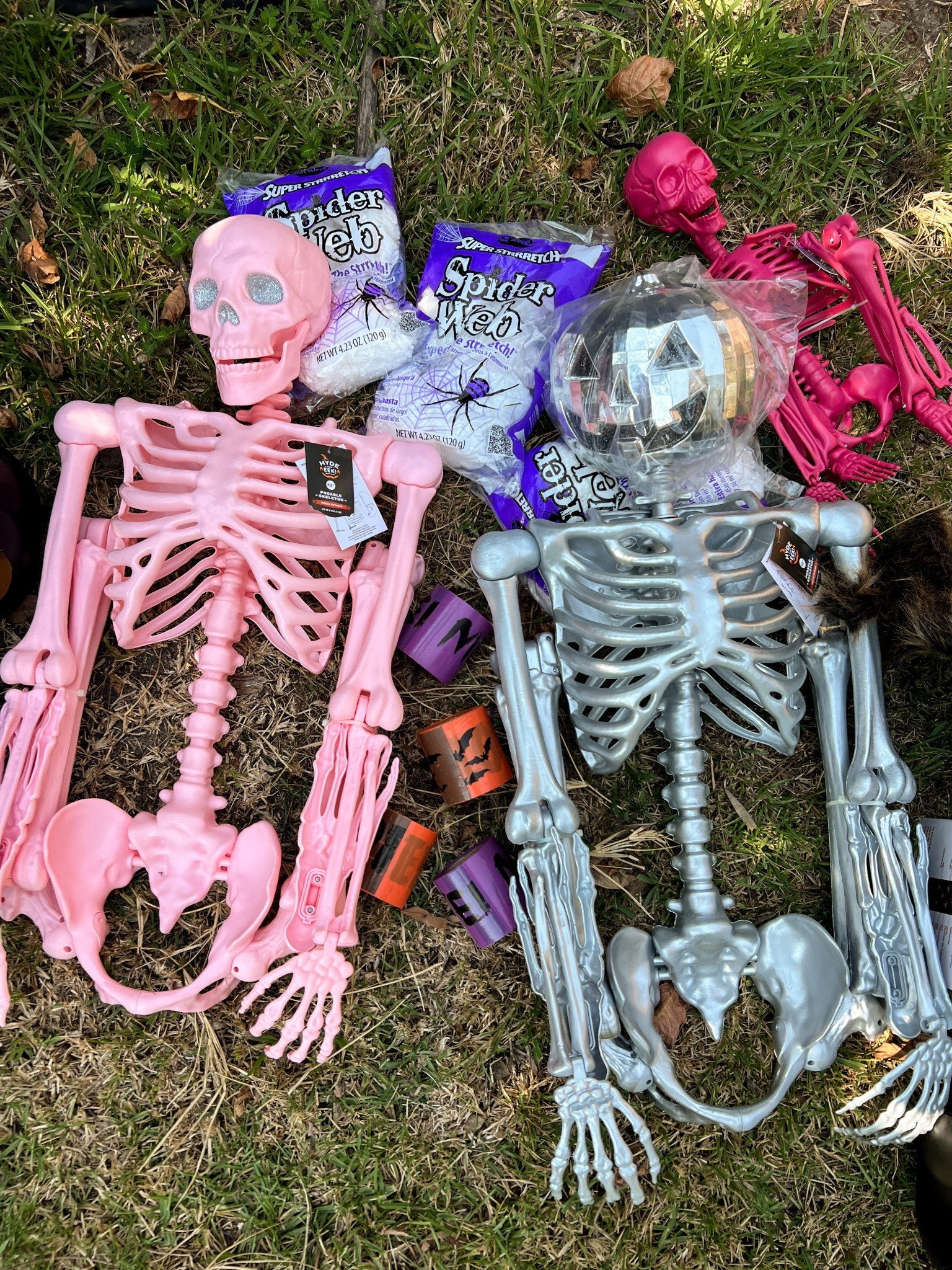 💀🪩 Spooky season, but make it festive + fun! I’m obsessed with this pink skeleton paired with a disco skeleton for major retro vibes. Add in spider webs, creepy crawlers, and Halloween caution tape, and you’ve got the perfect mix of playful + spooky décor 👻✨

Whether you’re decking out your yard for trick-or-treaters or creating a Halloween party backdrop, these pieces are easy, affordable, and so much fun to style!
#LTKSeasonal #SpookySeason #HalloweenDecor #LTKHoliday #LTKFinds

#LTKSeasonal #LTKHalloween #LTKHome