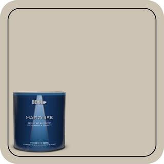 1 qt. #PPU5-08 Sculptor Clay One-Coat Hide Satin Enamel Interior Paint & Primer | The Home Depot