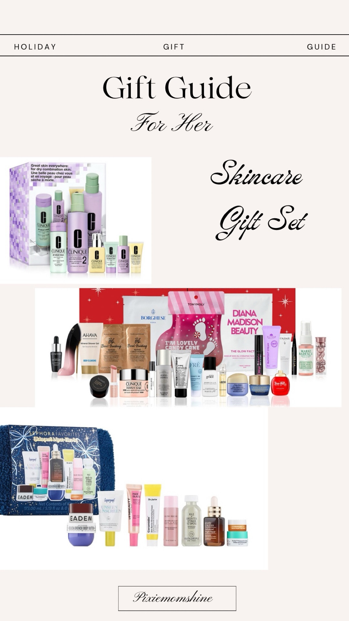 Holiday Gift guide for Her ! Who doesn't love some self-care and skincare. Get these Skincare gift sets for this holiday season! Value packs!

#LTKBeauty #LTKHoliday #LTKGiftGuide