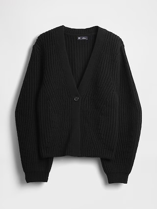 Barrel-Sleeve Cardigan Sweater | Gap (US)
