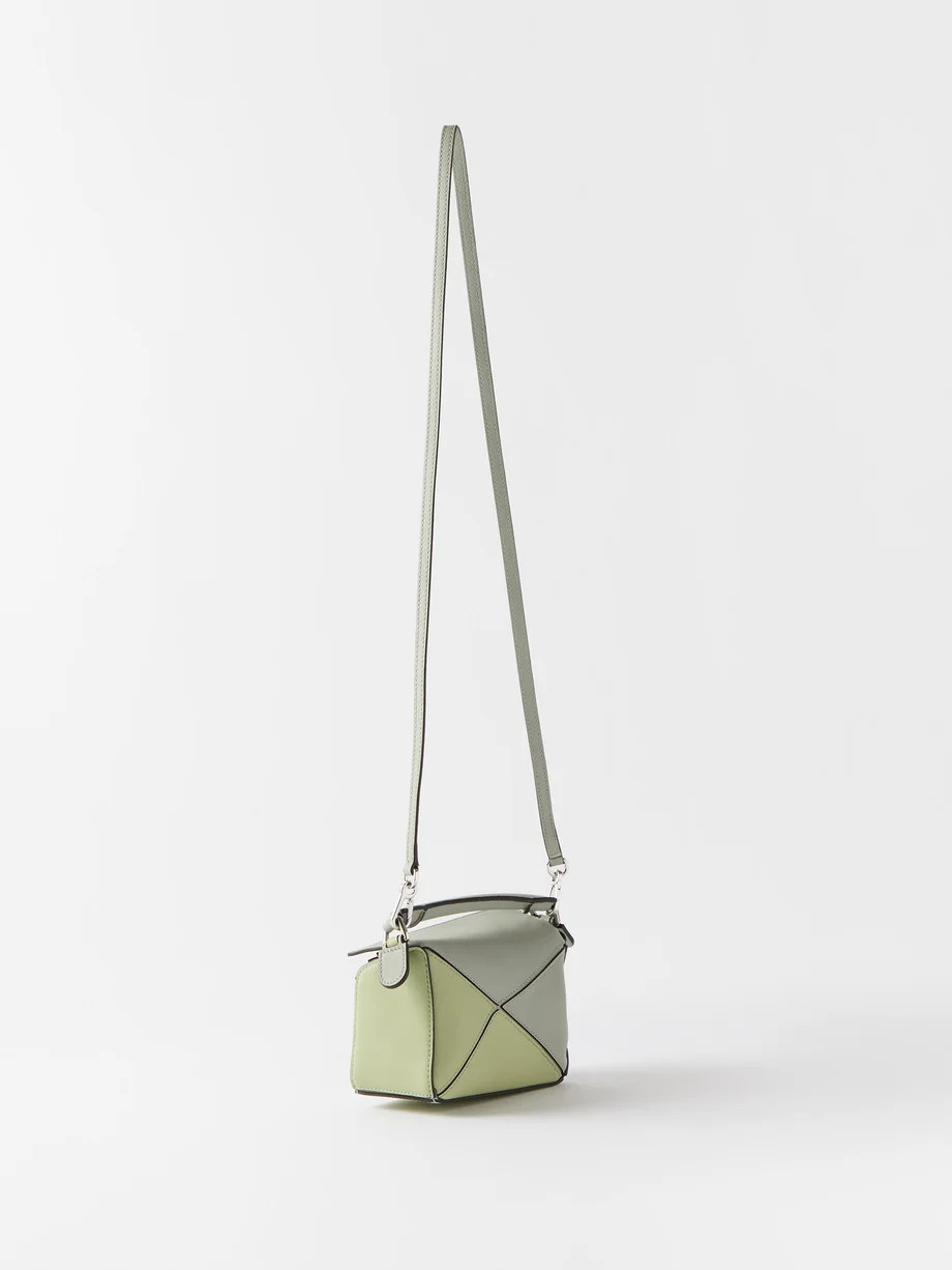 Puzzle mini leather cross-body bag | Matches (US)