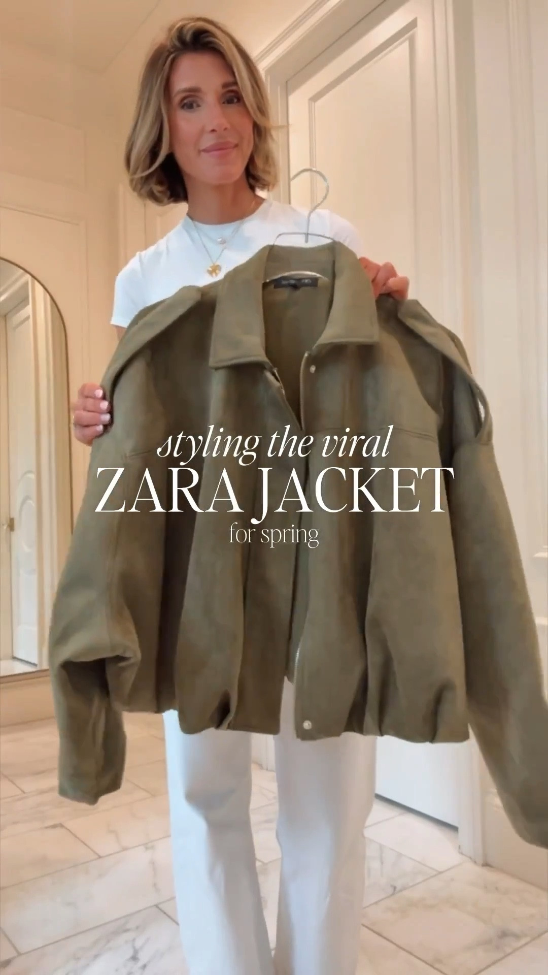Back in stock! This VIRAL @Zara jacket. I'm wearing size small.

#LTKgrwm #LTKootd