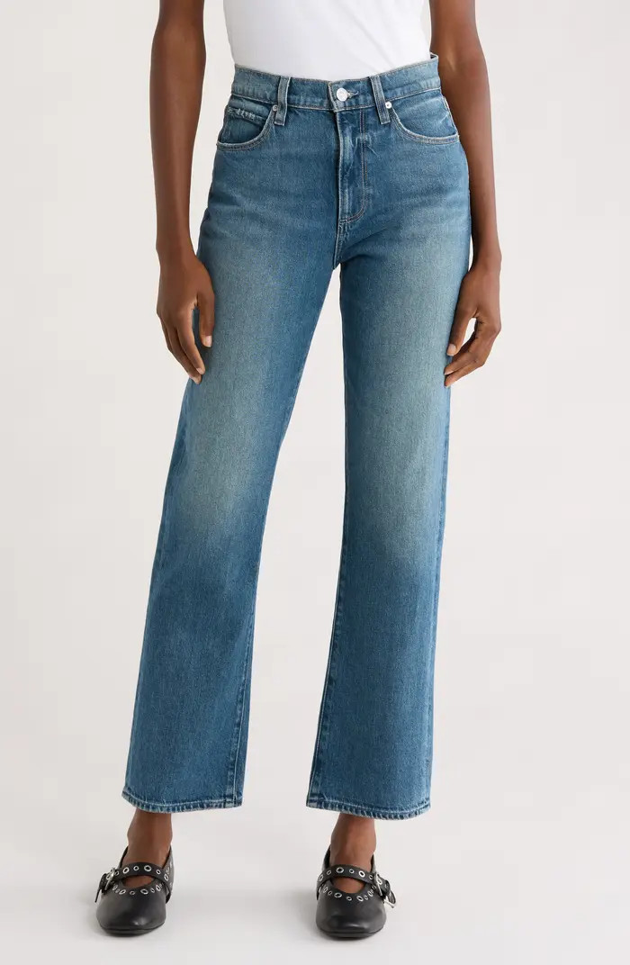 Sawyer High Waist Straight Leg Jeans | Nordstrom