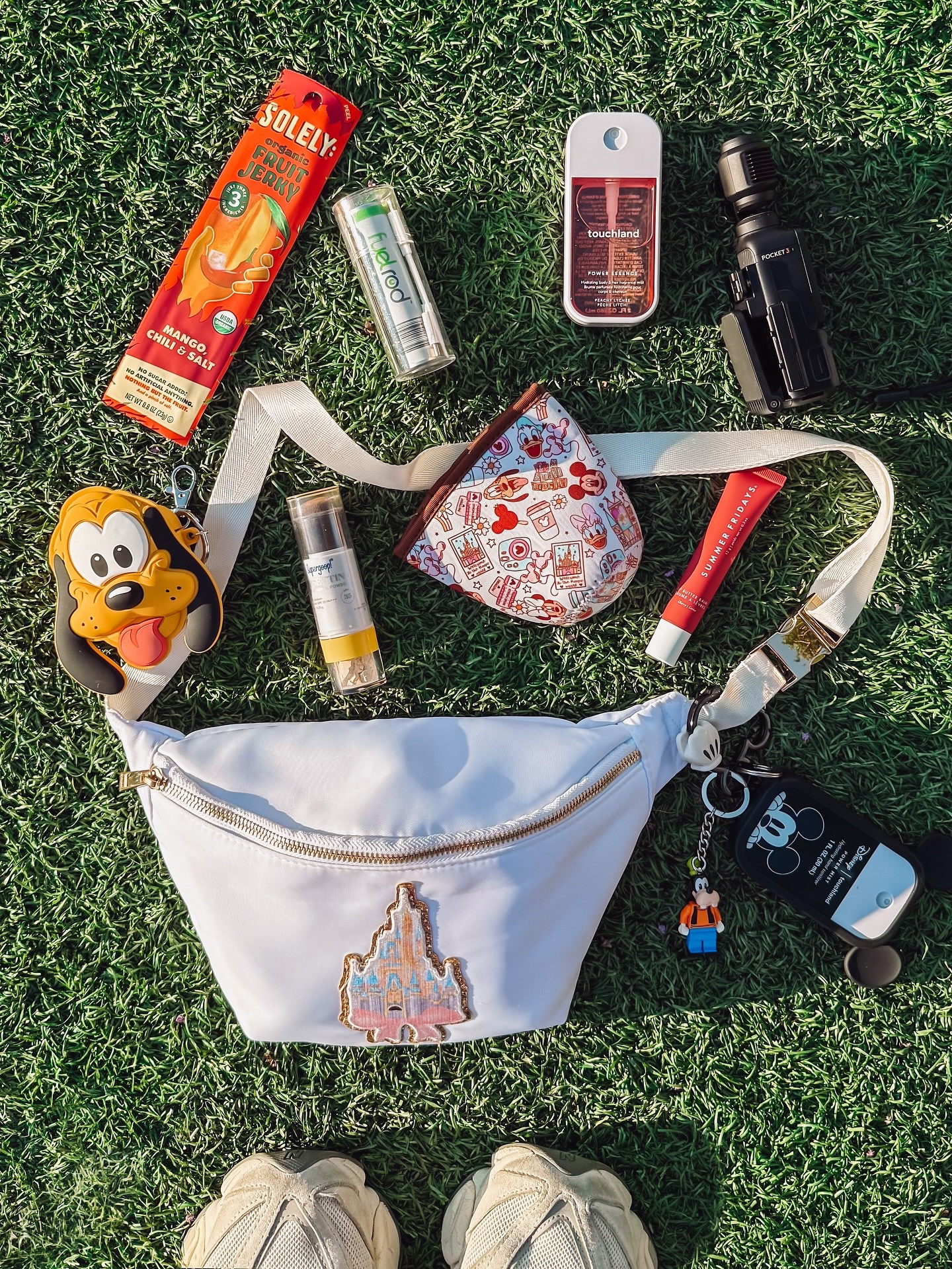 Spent the day chasing magic ✨ and yes… my Disney bag is carrying half the kingdom 👛🎀 Peek inside my park day must-haves! 

Tagged + linked to my LTK💕

#DisneyBagCheck #MainStreetEnergy