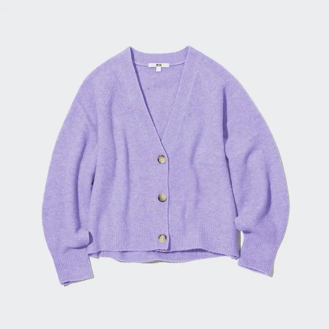 Soufflé Short Cardigan | UNIQLO (UK)