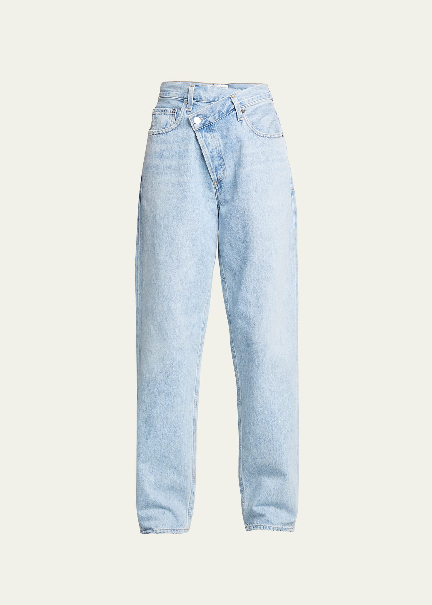 AGOLDE Crisscross Upsized Jeans | Bergdorf Goodman
