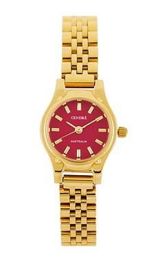 Cendre X Revolve Isobel Watch in Cherry & Gold from Revolve.com | Revolve Clothing (Global)