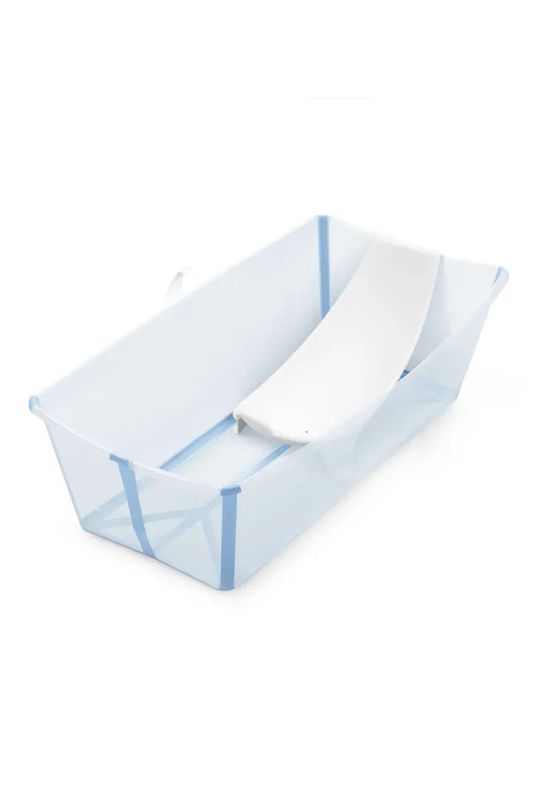 Flexi Bath® Extra Large Foldable Baby Bath Tub with Temperature Plug & Infant Insert | Nordstrom | Nordstrom