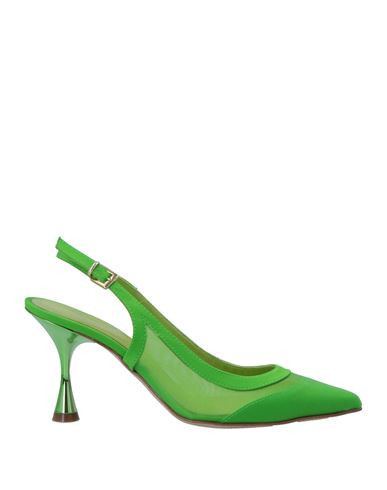 Ncub Woman Pumps Green Size 8 Textile fibers | YOOX (US)