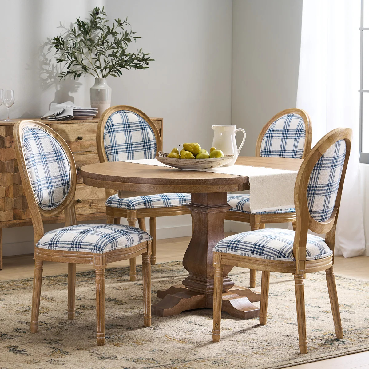 Caistor 4 - Person Extendable Pedestal Dining Set | Wayfair North America