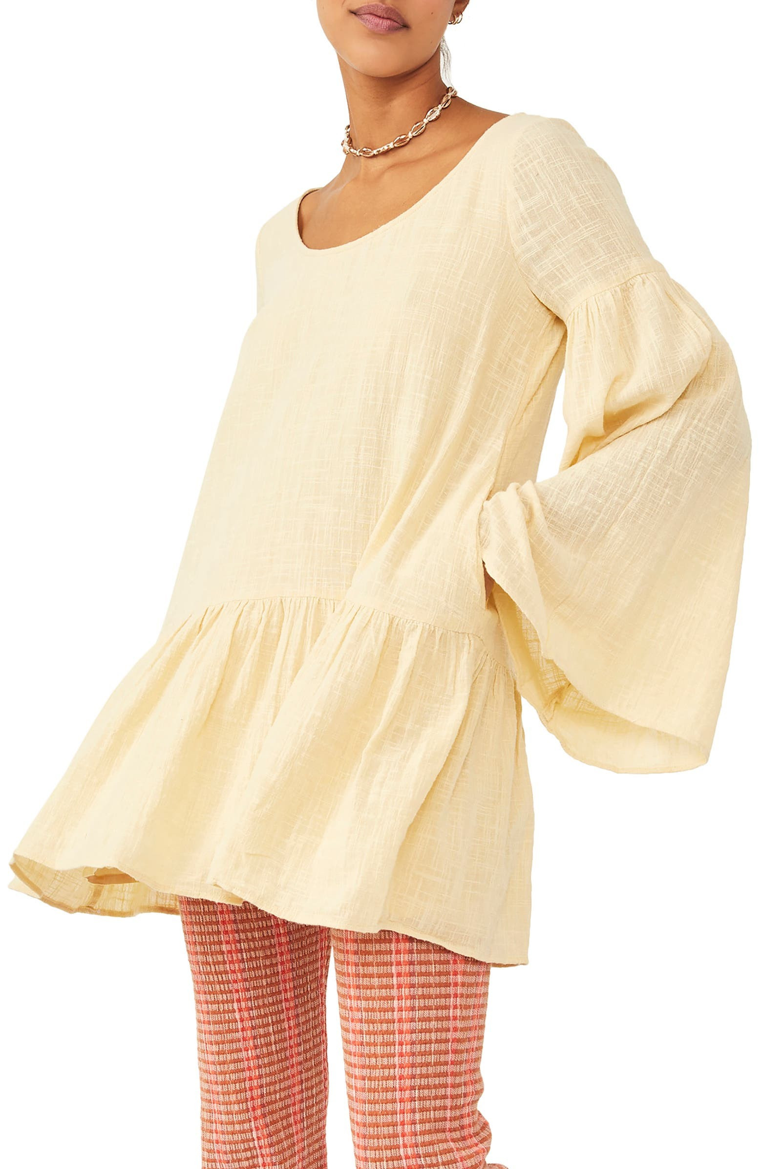 Kyleigh Woven Long Sleeve Minidress | Nordstrom