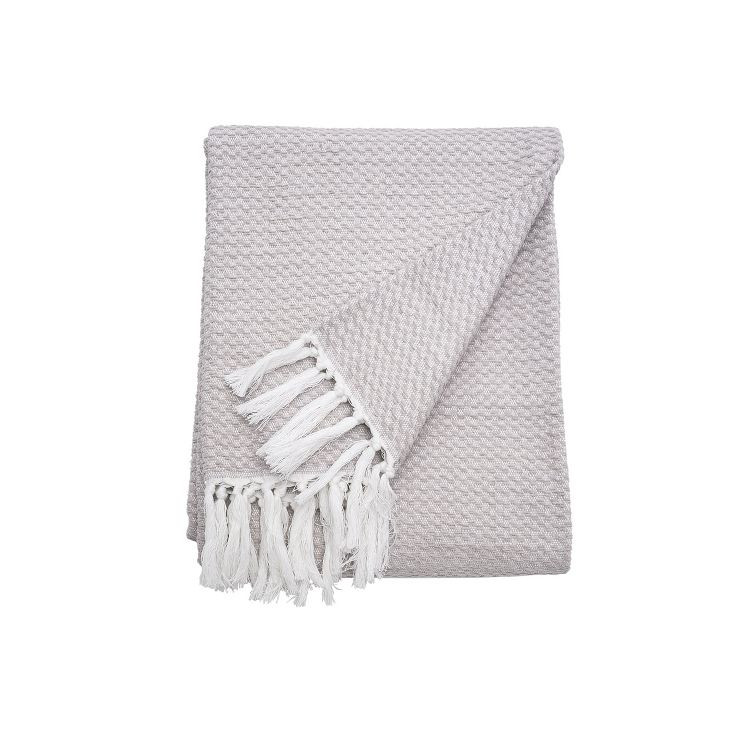 EY Essentials Blythe Natural 50" x 70" Throw Blanket | Target