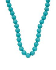 Turquoise Bead Necklace | TJ Maxx