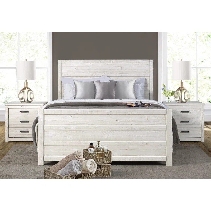 Romney Solid Wood Standard Bed | Wayfair North America