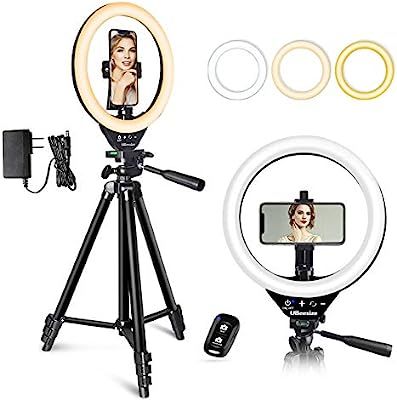 10’’ LED Ring Light with Stand and Phone Holder, UBeesize Selfie Halo Light for Photography/M... | Amazon (US)