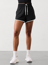 Weekender High Rise 3" Stripe Run Short | Athleta