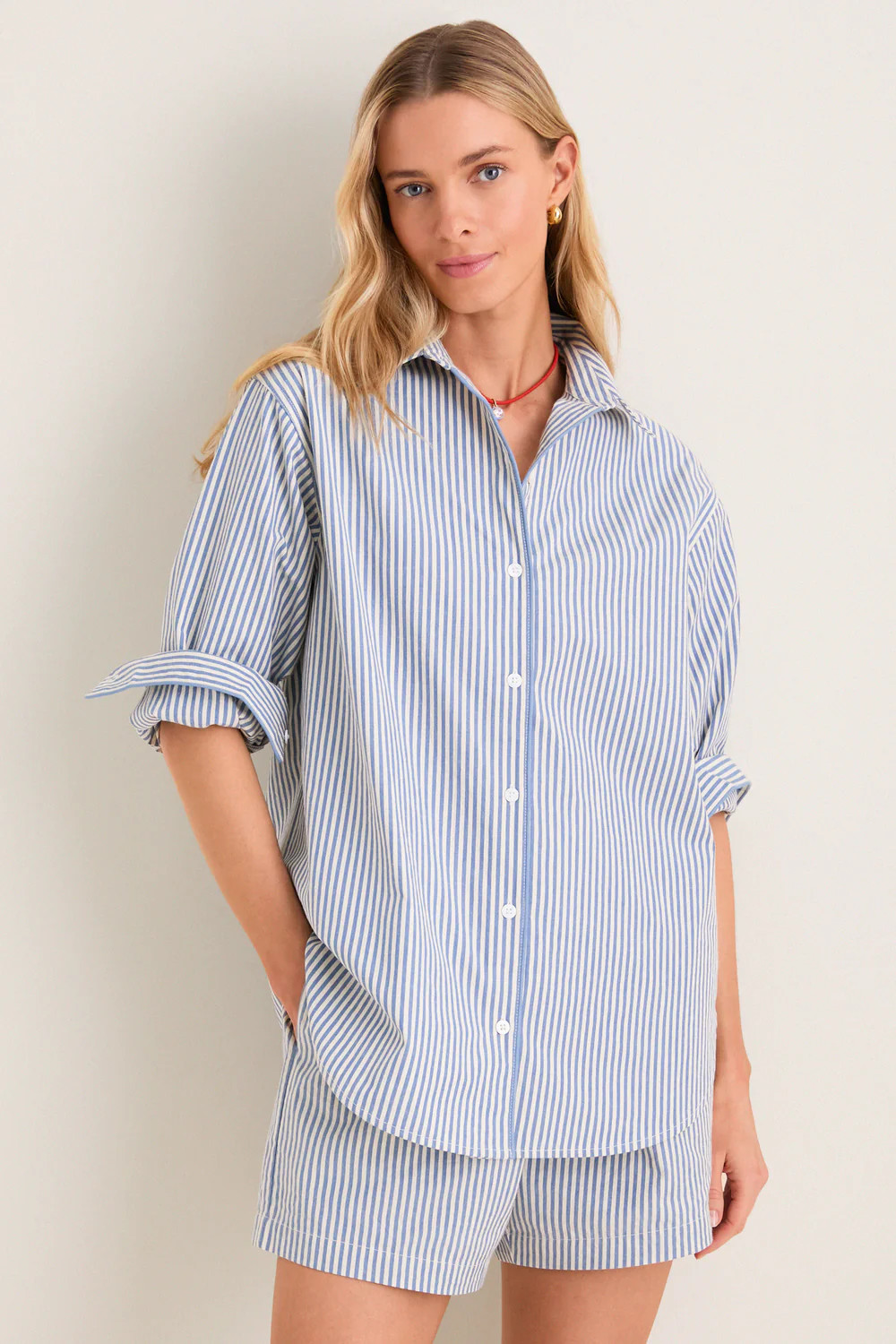 Blue Stripe Seersucker Hardin Button Down | Tuckernuck (US)