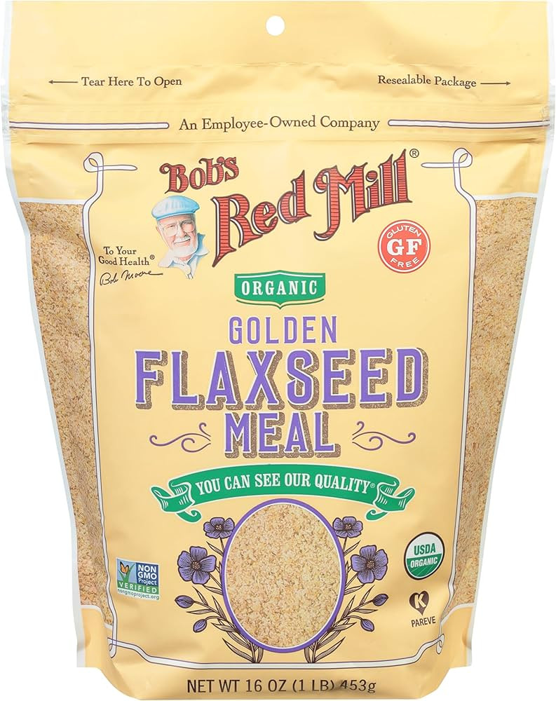 Bob's Red Mill Organic Golden Flaxseed Meal, 16oz (Pack of 1) - Non GMO, Vegan, Paleo Friendly, K... | Amazon (US)