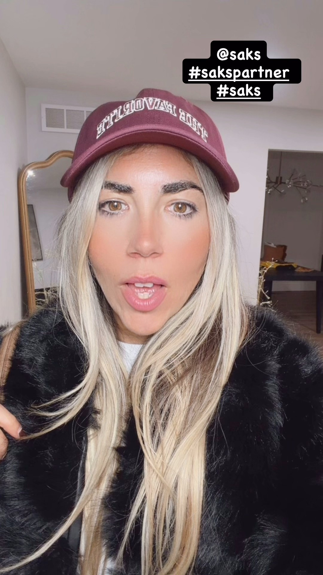 Loving this easy look from Saks! You can dress up or down this faux fur jacket which I am loving! The Jean I did in a 28 fit like a glove and have a great stretch! #saks #sakspartner @saks 

#LTKGiftGuide #LTKHoliday #LTKSaleAlert