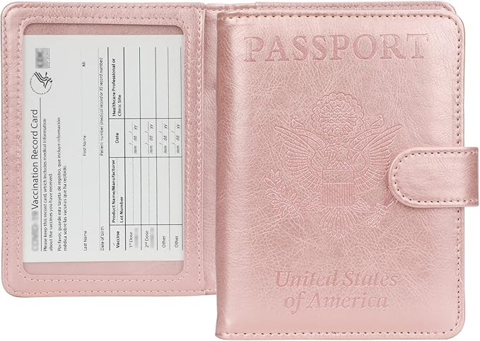 GDTK Leather Passport Holder Cover Case RFID Blocking Travel Wallet | Amazon (US)