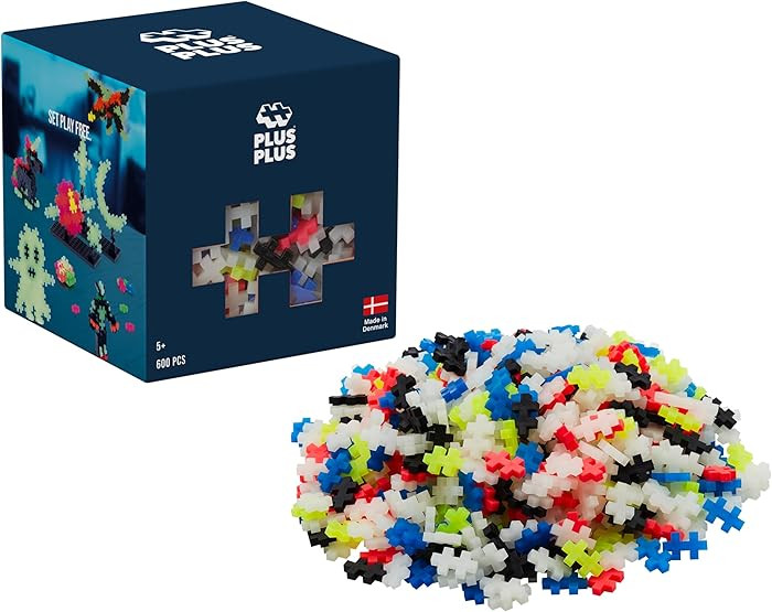 Plus Plus - Glow Color Mix - 600 Pieces - Interlocking Building Blocks and Construction Set - STE... | Amazon (CA)