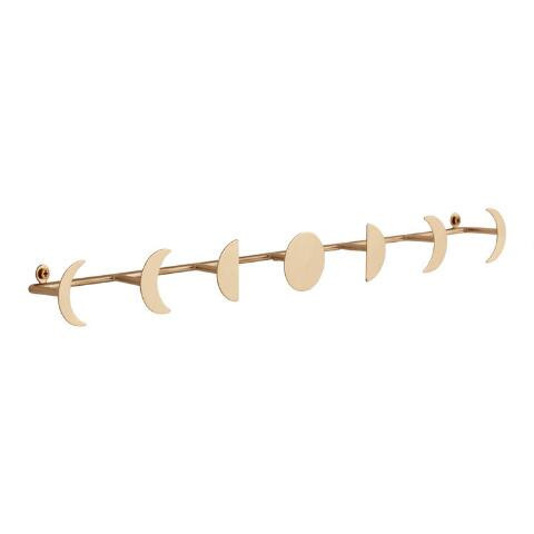 Gold Moon Phases Wall Rack | World Market
