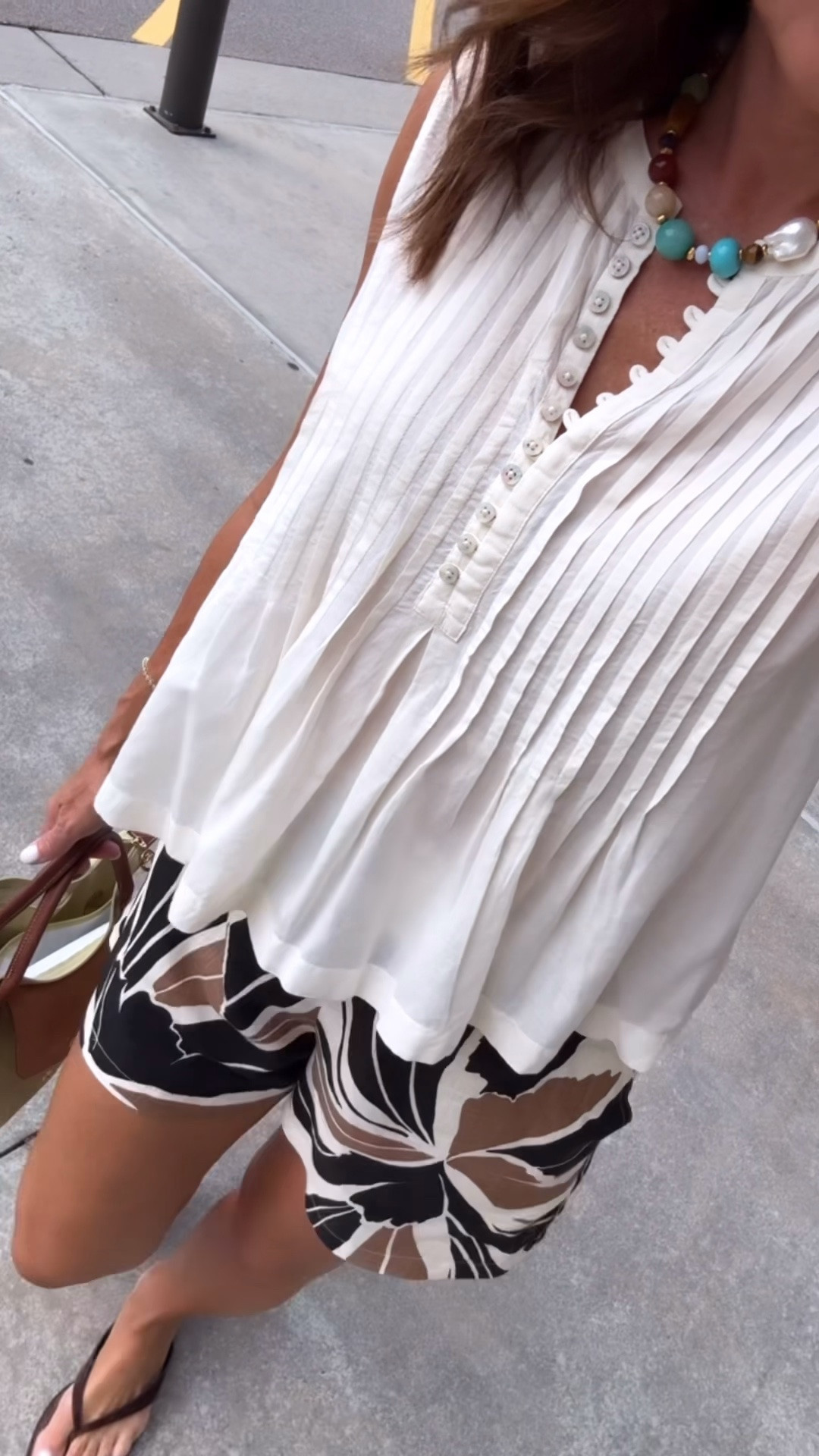 Sunday Summer style. Outfit of the day. What I’m wearing. 
Shorts XS

#LTKootd #LTKSeasonal #LTKOver40