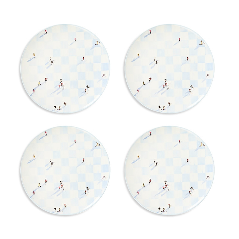 MacKenzie-Childs x Gray Malin Ski Holiday Dinner Plates, Set of 4 - Exclusive | Bloomingdale's (US)