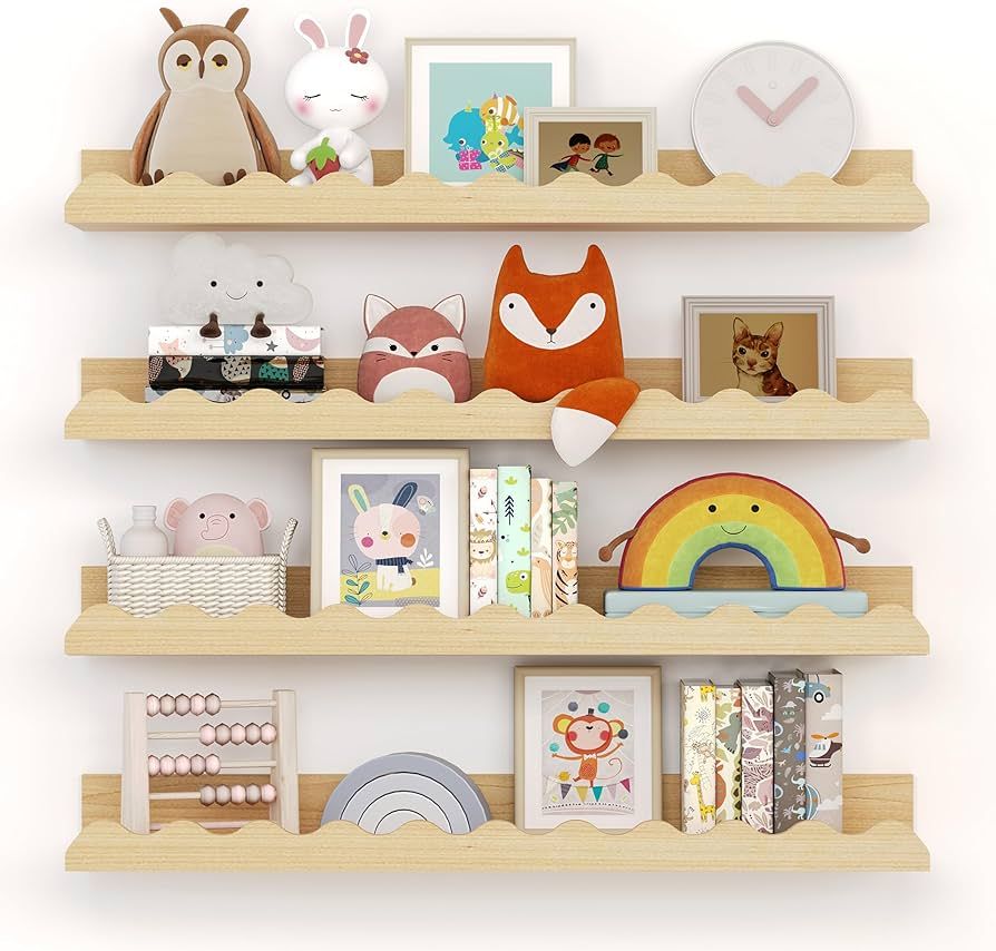 Seocry Nusery Shelves (23 Inches, Wood) | Amazon (US)