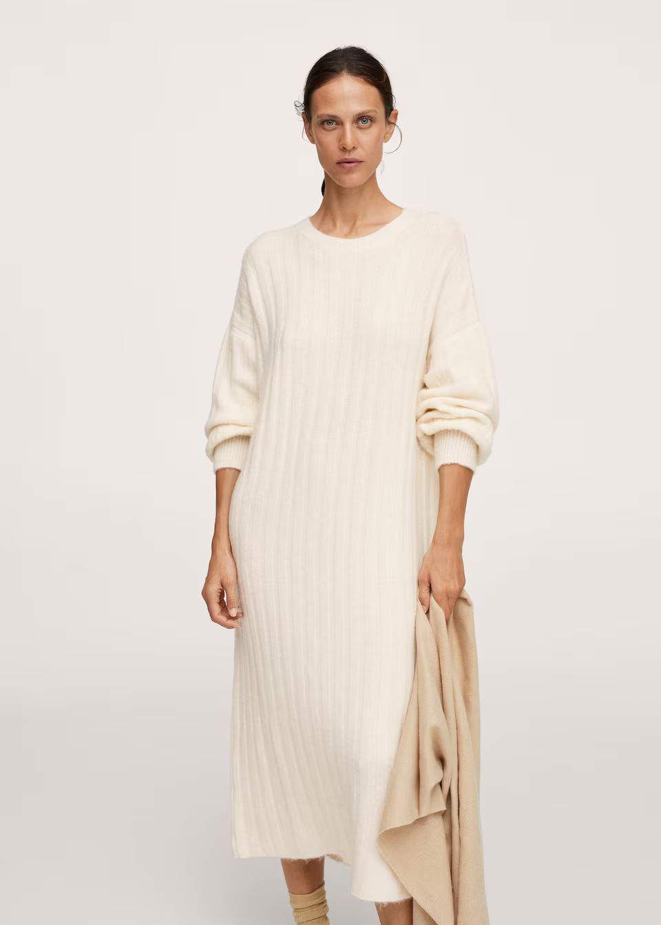 Ribbed midi dress | MANGO (US)