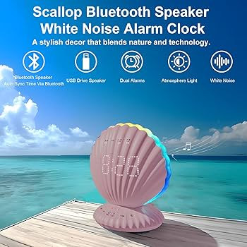 Alarm Clocks for Bedrooms,Portable Bluetooth Speaker,White Noise Sound Machines,Song 20/40/60 Tim... | Amazon (US)
