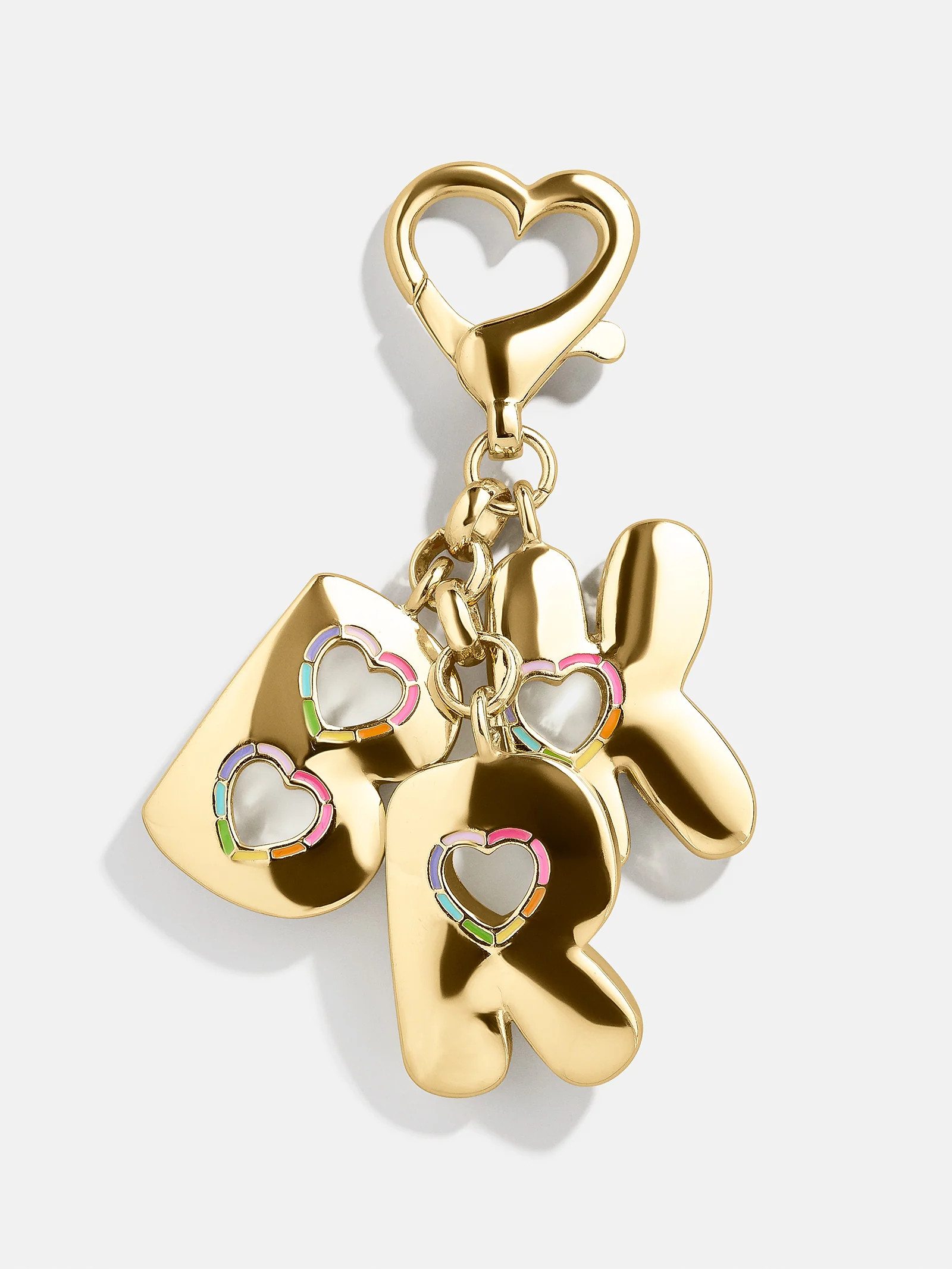 Kids Custom Initial Bag Charm - 3 Letters | BaubleBar (US)