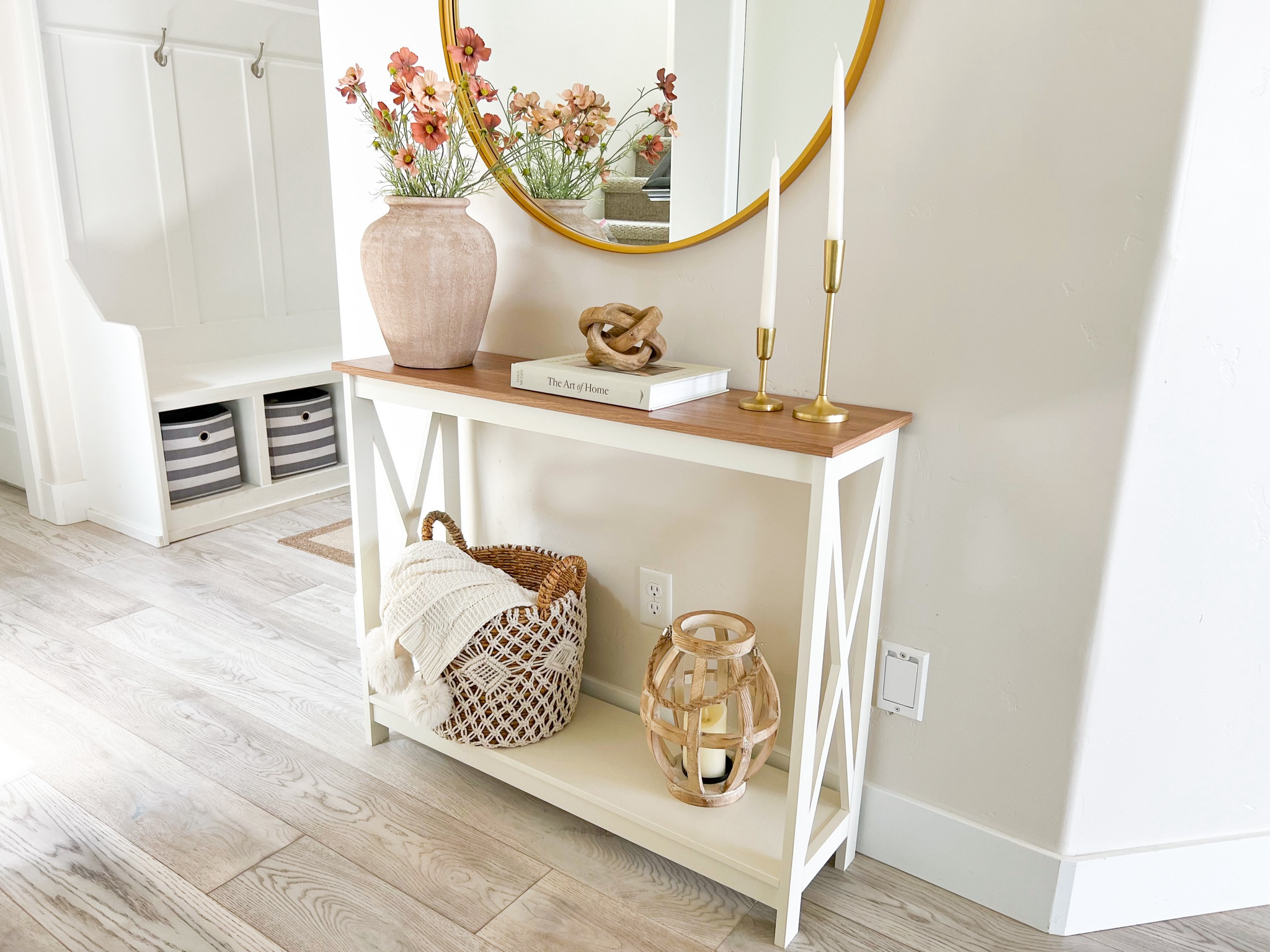 Entry table. Entry Table Decor. Farm House Entry table. 
#entrytable #homedecor #entrytabledecor #Entryway

#LTKhome #LTKsalealert #LTKSeasonal